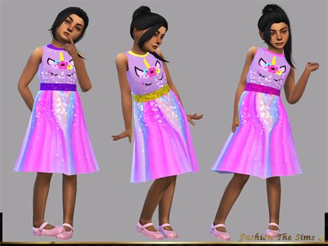 The Sims Resource Unicorn Child Dress