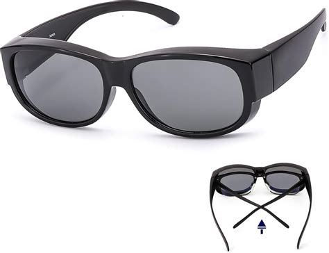 lvioe wrap around polarized sunglasses for driving wear over regular glasses fit