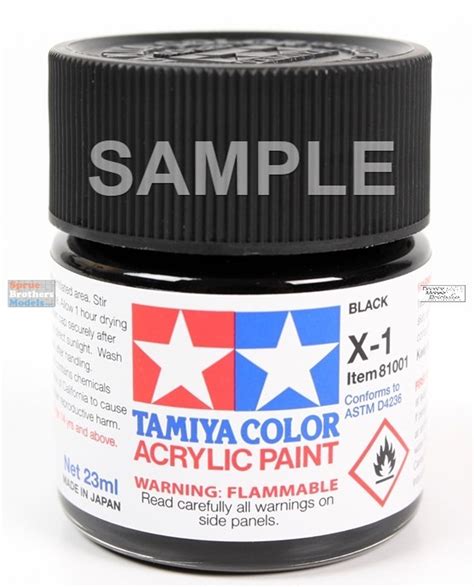 Tam81024 Tamiya Acrylic Paint X 24 Clear Yellow 23ml 81024 Sprue