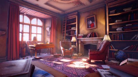 Artstation Ue4 Victorian Office Mike Kurabi Victorian Office