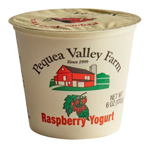 Pequea Valley Farm 6 Oz Raspberry Yogurt 6case