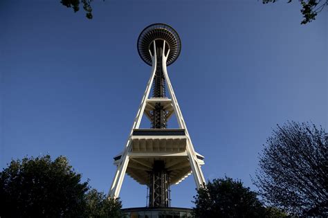 Seattle Space Needle In Seattle Washington