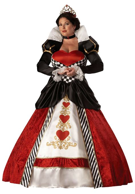 Queen Of Hearts Plus Size Costume Adult Alice In Wonderland Costumes
