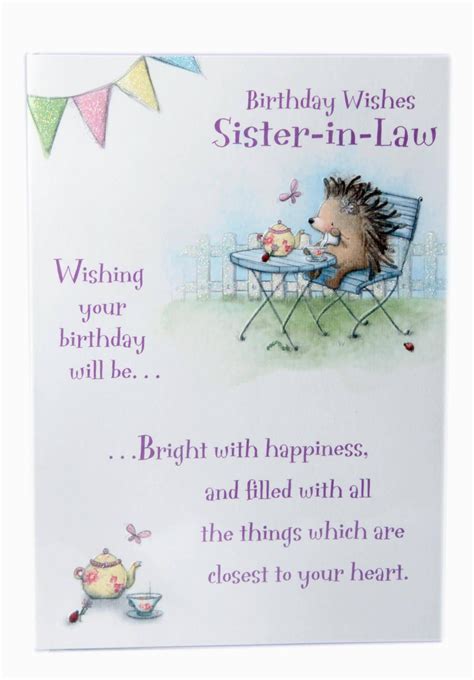 Free Birthday Cards For Sister In Law Birthdaybuzz Sister In Law Birthday Embellished Greeting