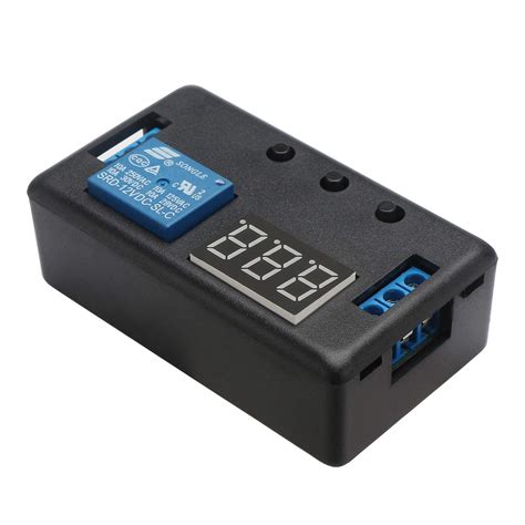 12 Volt Timer Relay Drok 01s To 999min 50ma 4 Mode On Off Automotive