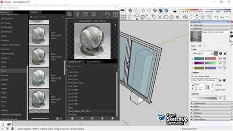 Change Material Color Vray Sketchup - Glass Transparency | V-Ray material | SketchUp - YouTube