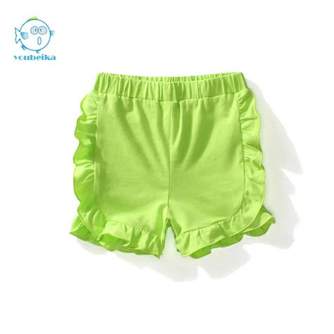 2017 Summer Girls Shorts Casual Pants Children Shorts With Lotus Leaf