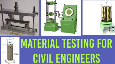 Material Testing For Civil Engineering Field Youtube