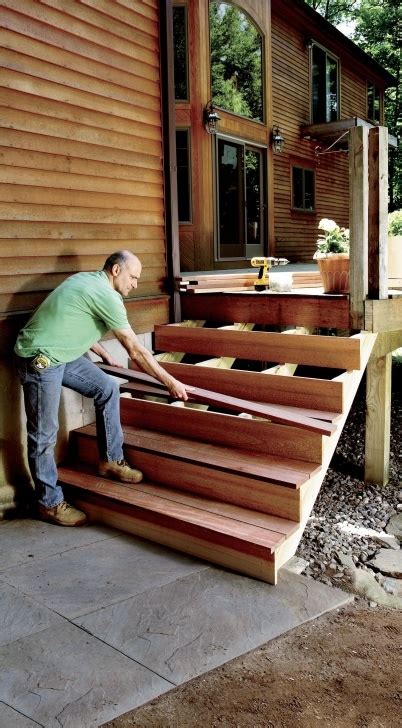 Outdoor Wood Steps Stair Designs