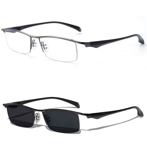 Vazrobe Photochromic Glasses Men Oversized Eyeglasses Frame Man Driving Chameleon Sunglasses