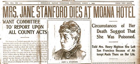 Who Killed Jane Stanford The Silicon Valley Story