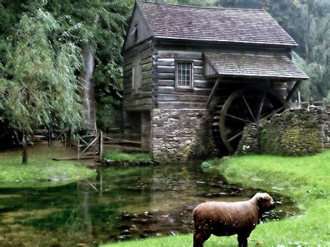 Water Mill Barns Bridges Cabins Churches And Water Mills Pinterest