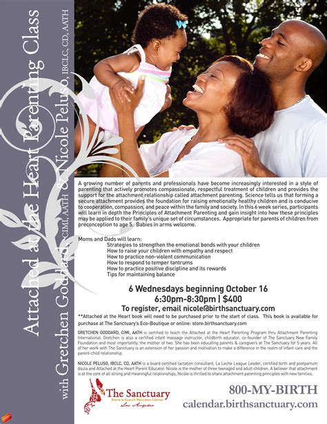 New Attachment Parenting Class At The Sanctuary The Womb