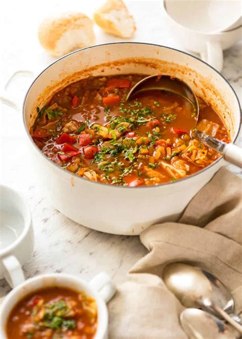 All it takes to make canned soup taste better is a few extra ingredients you likely have hiding somewhere in your kitchen make 4 awful vegetables taste amazing. Healthy Vegetable Soup (Extra Tasty!) | RecipeTin Eats