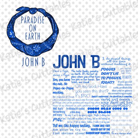 John B Famous Quotes Pogue Life P4l Outer Banks Life Obx Etsy Uk