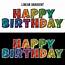 Happy Birthday Rainbow Yard Letters  Multicolor Large Sequin SignWay