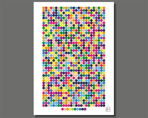 First 1000 Digits of Pi No. 1 A4/A3 Size Fine Art Print - Etsy UK