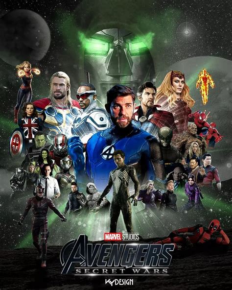 𝕂𝕐 𝔻𝔼𝕊𝕀𝔾ℕはinstagramを利用しています Avengers Secret Wars Poster Made By Me