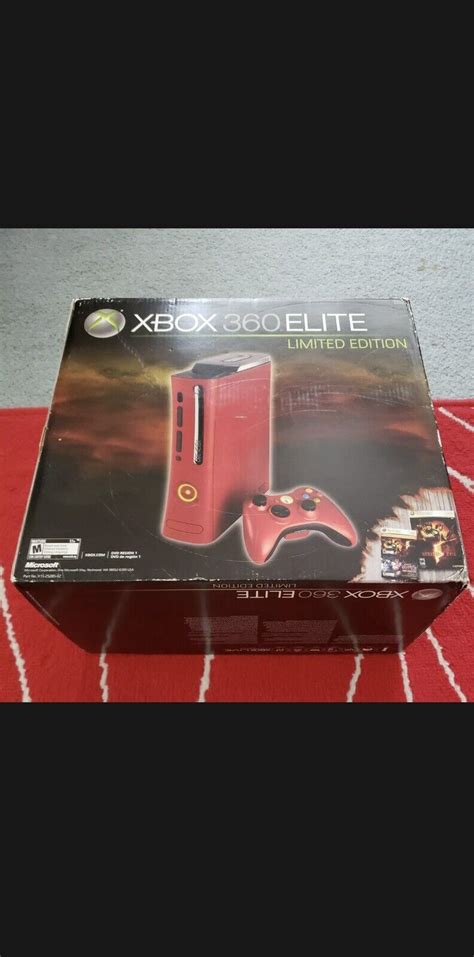 Microsoft Xbox 360 Elite Resident Evil 5 Limited Edition 120gb Red