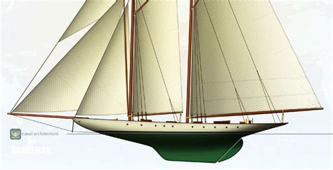 Herreshoff 121 Ft Two Masted Topsail Gaff Schooner 1903 2012 Project