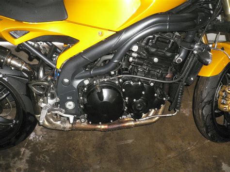Bar end mirrors triumph street triple 675 bonneville thruxton streetfighter bsa. 2005 Triumph Speed Triple 1050 Project Bike Street fighter ...