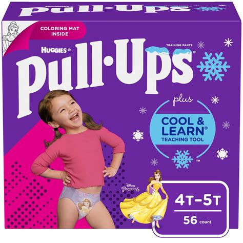 Pull Ups Girls Cool And Learn Training Pants 4t 5t 56 Ct
