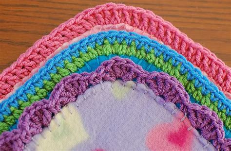 Ravelry Quick And Easy Crocheted Blanket Edgings Pattern By Kara Gunza