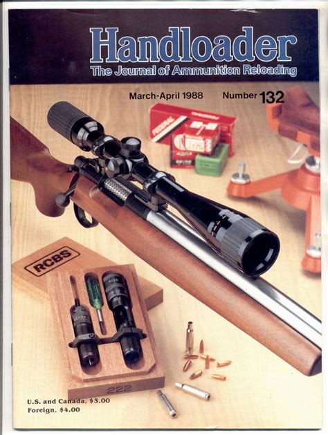 HANDLOADER THE JOURNAL OF RELOADING BACK ISSUE MAGAZINE 132 MARCH