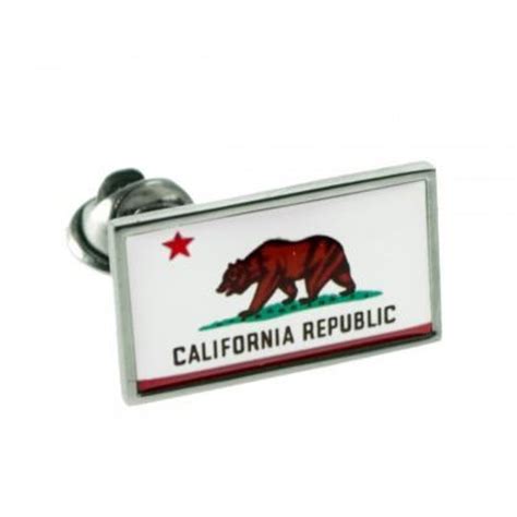 Usa American California State Flag Lapel Tie Pin Badge A Etsy