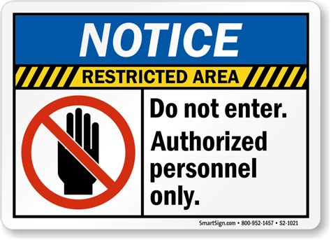 This facilities sign incorporates black letters on a white rectangular background with a black border. Do Not Enter Signs | Do Not Enter Safety Signs