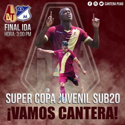 Jun 14, 2021 · los pijaos, con este resultado, vuelven a una final de liga después de casi tres años. Tolima Sub 20 espera hoy viernes a Millonarios, final ida ...