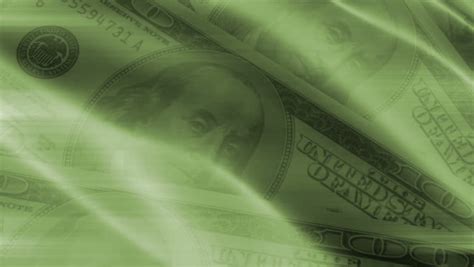 Business Money Green Abstract Looping Animated Background