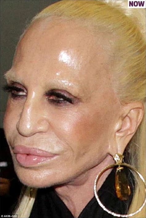 How Donatella Versace Transformed Herself Into A Human Waxwork Daily