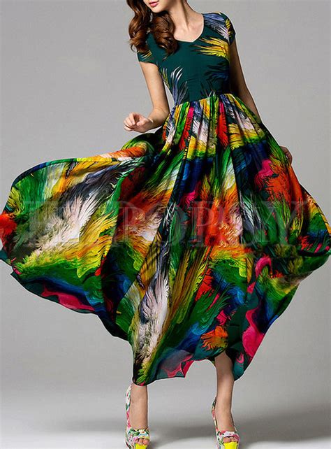 Dresses Maxi Dresses Summer Fashion Colorful Maxi Dress