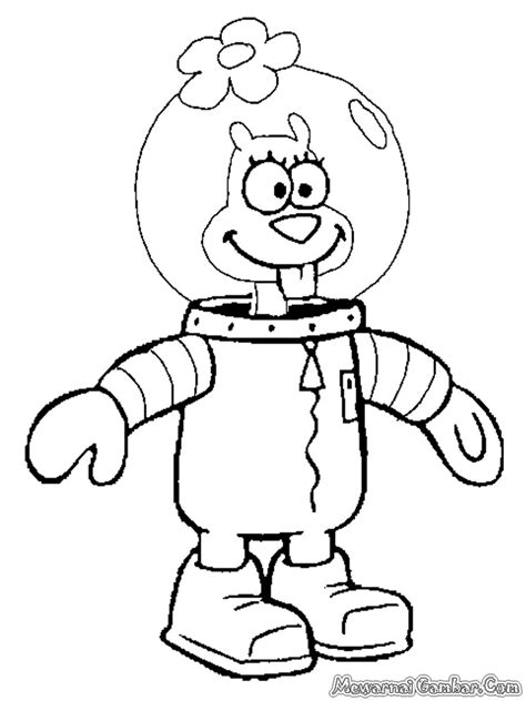 Sketsa gambar kartun spongebob dan patrick. Mewarnai Gambar Sandy Cheeks Si Tupai | Mewarnai Gambar