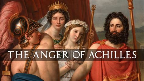 The Anger Of Achilles Painting By Jacques Louis David At The Kimbell