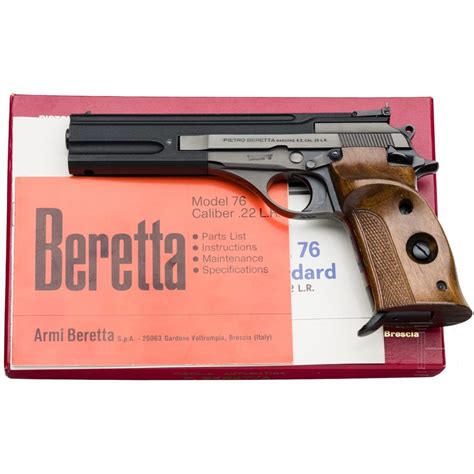 Pistola Pietro Beretta 76 Cal22lr Como Nova Vendida Soldiers Almada
