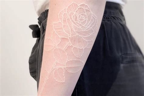 25 White Ink Tattoos That Prove This Trend Isnt Fading