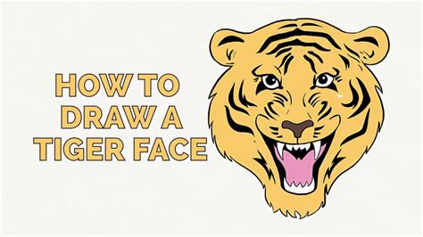 Learn how to draw a tiger step by step easy. How to Draw a Tiger Face - Easy Step-by-Step Drawing ...