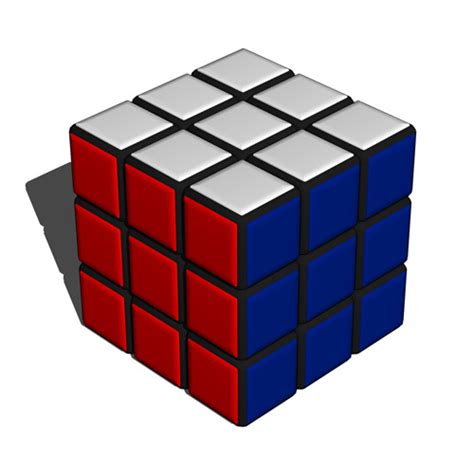 Vista 360 Del Cubo De Rubik Modelo 3d Ph