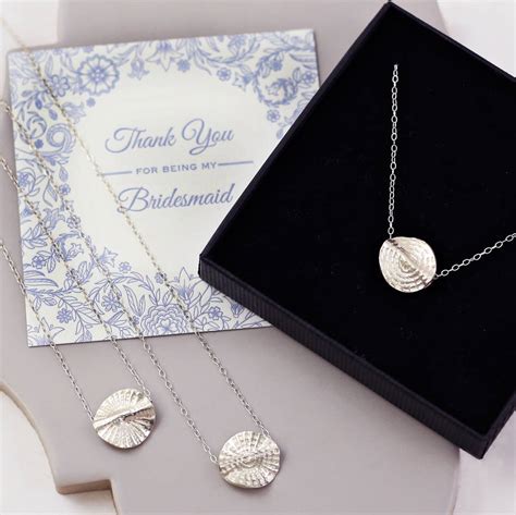 Modern Sterling Silver Fan Necklace By Jands Jewellery