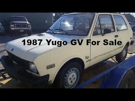 Best prices and best deals for cars in russia. 1987 Yugo GV - For Sale Craigslist (Sold) - YouTube