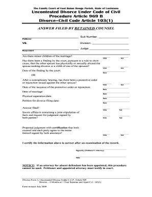 When you initially file your divorce papers at the courthouse, request your spouse be served by the divorce is an emotional drain, especially when trying to navigate the court system by yourself. 18 Printable printable divorce papers Forms and Templates - Fillable Samples in PDF, Word to ...