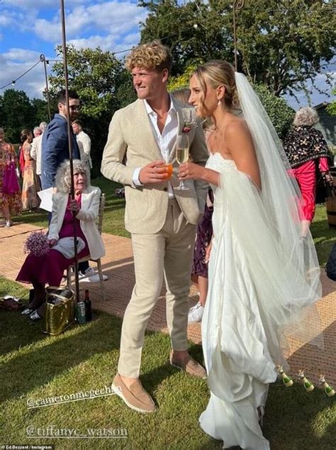 tiffany watson s wedding made in chelsea star ties the knot with footballer cameron mcgeehan