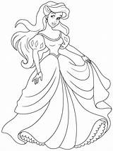 Ariel Coloring Pages Mermaid Princess Disney Little Whitesbelfast Comment Leave sketch template