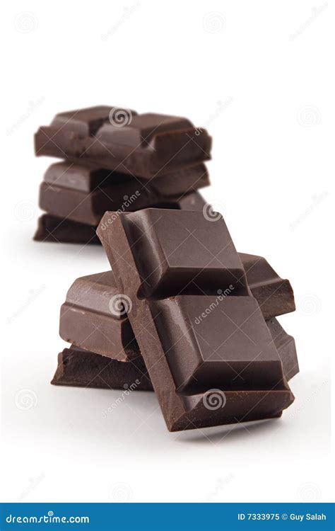 Blocks Of Chocolate Stock Image Image Of Rough Sour 7333975