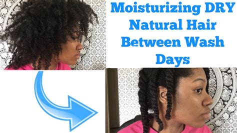 How To Moisturize Dry Natural Hair The Easy Way Youtube