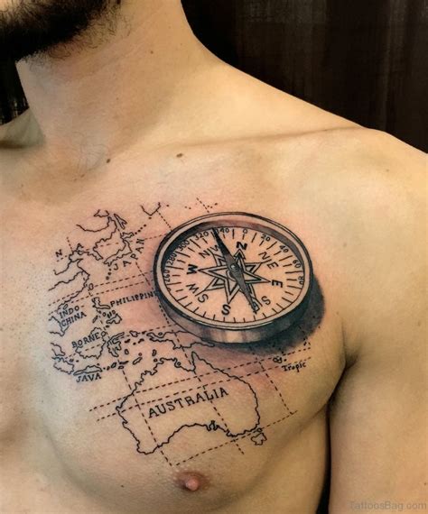 While some believe that a nautical compass tattoo will help them find their way back home, it's safe to say that a cool tattoo is always a badass way to celebrate your passion. 51 Attractive Compass Tattoo Design On Chest