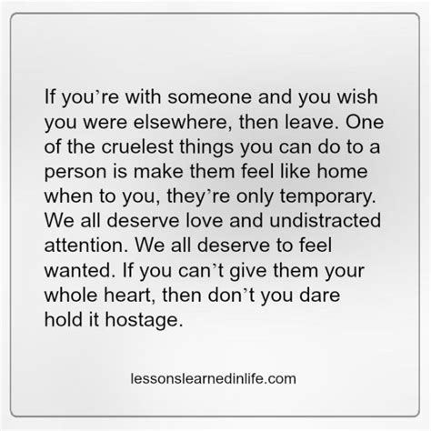 One Of The Cruelest Things You Can Do To A Person Lessons Learned In