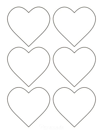 20 Free Printable Heart Templates Patterns And Stencils